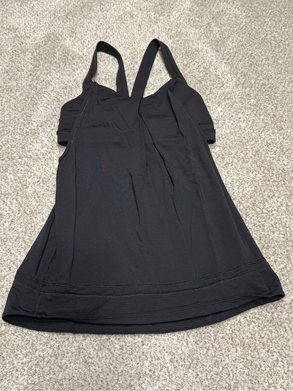 Lululemon Black restless tank
